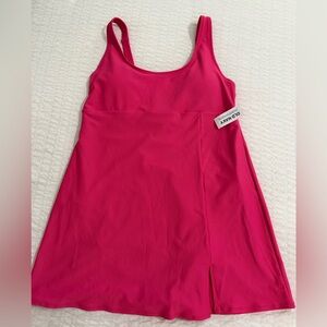 Old Navy Pink Swim Dress Medium NWT